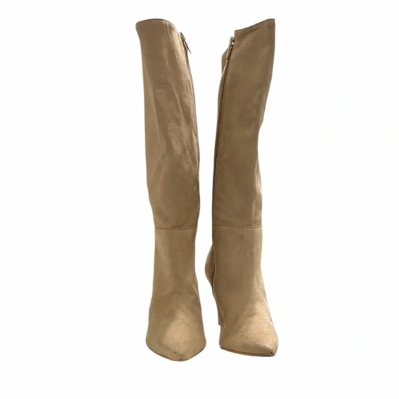 Vince Camuto Tressara Tan Heeled Boots Size 8.5 - Picture 2 of 14